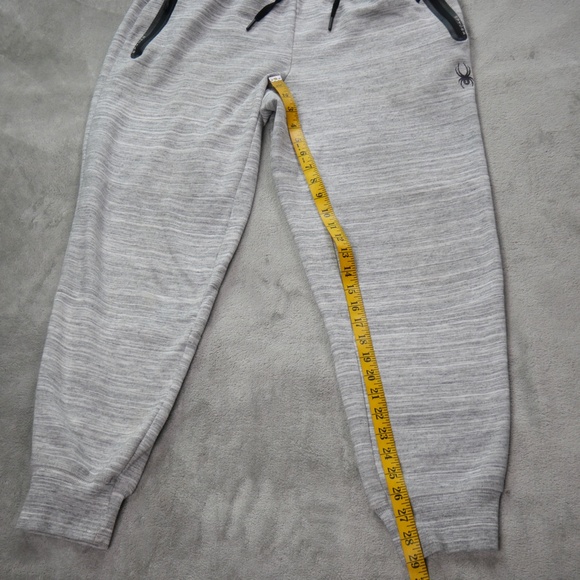 SPYDER Mens Large Grey Active Pro-Web Breathable Quick Dry Joggers - #1437826 - Picture 9 of 11